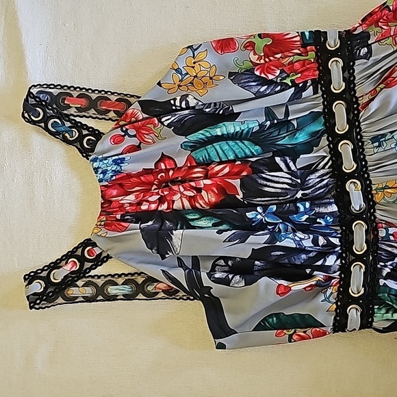 Badgley Mischka floral dress - Picture 6 of 11